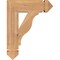 Ekena Millwork Funston Arts & Crafts Smooth Bracket, Western Red Cedar, 3 1/2"W x 14"D x 18"H BKT04X14X18FST03SWR - alternate 2
